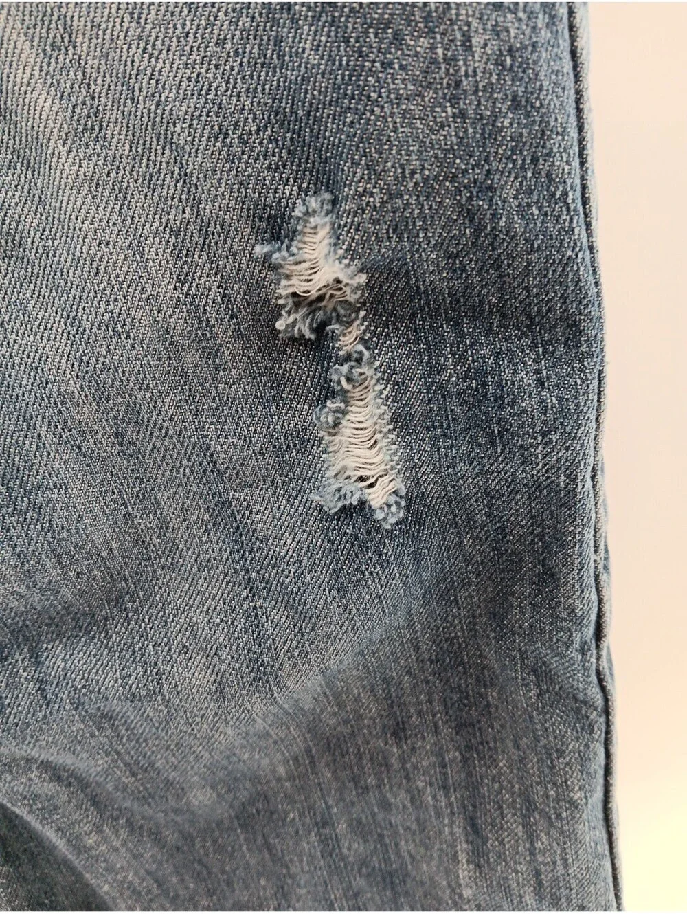 Flypaper Jeans Mens 34×32 Blue Denim Distressed Straight Y2K Casual Medium Wash